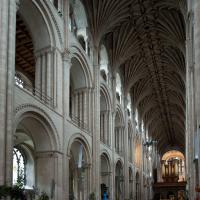 Norwich Cathedral - Interior, nave looking northeast