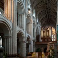 Norwich Cathedral - Interior, nave looking northeast