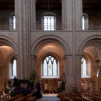 Norwich Cathedral - Interior, nave looking north 
