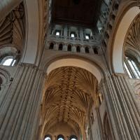 Norwich Cathedral - Interior, lantern tower elevation