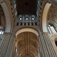 Norwich Cathedral - Interior, lantern tower elevation 