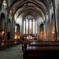 Cathédrale Saint-Michel de Carcassonne - Interior, nave looking east