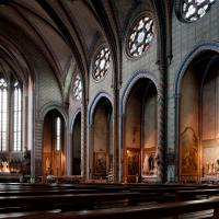 Cathédrale Saint-Michel de Carcassonne - Interior, nave looking southeast