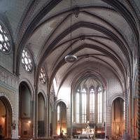 Cathédrale Saint-Michel de Carcassonne - Interior, nave looking northeast