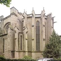 Cathédrale Saint-Michel de Carcassonne - Exterior, southeast chevet elevation