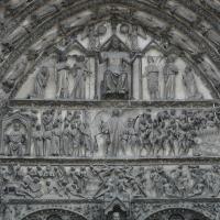 Bourges, Cathédrale Saint-Étienne - Exterior, western frontispiece, Last Judgment
