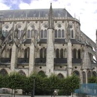Bourges, Cathédrale Saint-Étienne - Exterior, chevet from south
