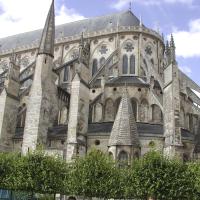 Bourges, Cathédrale Saint-Étienne - Exterior, chevet from southeast

