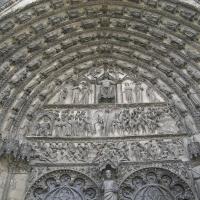 Bourges, Cathédrale Saint-Étienne - Exterior, western frontispiece, Last Judgment
