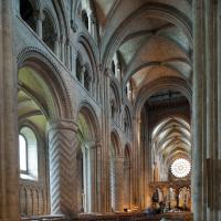 Durham Cathedral - Interior, nave looking northeast