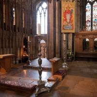 Durham Cathedral - Interior, altar behind high altar 