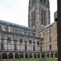 Durham Cathedral - Exterior, cloisters, lantern tower elevation