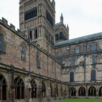 Durham Cathedral - Exterior, cloisters, southwest tower elevation