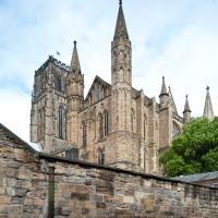 Durham Cathedral - Exterior, Chapel of the Nine Altars, southeast corner elevation