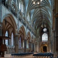 Lincoln Cathedral - Interior, crossing looking southwest 