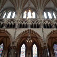 Lincoln Cathedral - Interior, south nave elevation 