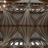 Lincoln Cathedral - Interior, nave vault 