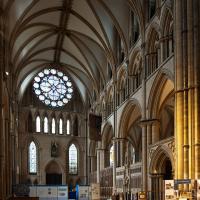 Lincoln Cathedral - Interior, north transept 