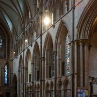 Lincoln Cathedral - Interior, south transept, looking west