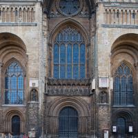 Lincoln Cathedral - Exterior, center portal