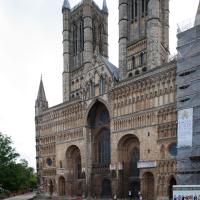 Lincoln Cathedral - Exterior, western frontispiece 