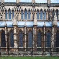 Lincoln Cathedral - Exterior, south nave elevation