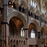 Lincoln Cathedral - Interior, chevet looking north 
