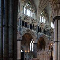 Lincoln Cathedral - Interior, chevet looking southwest 