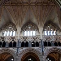 Lincoln Cathedral - Interior, chevet, north elevation