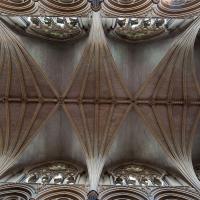 Lincoln Cathedral - Interior, chevet vault 