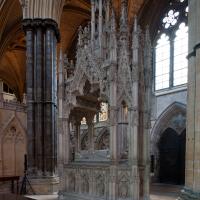 Lincoln Cathedral - Interior, chevet, tomb
