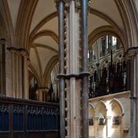 Lincoln Cathedral - Interior, southeast transept looking northwest 