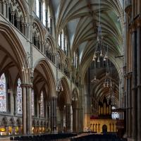 Lincoln Cathedral - Interior, nave looking northeast