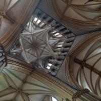 Lincoln Cathedral - Interior, lantern tower vault 