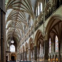 Lincoln Cathedral - Interior, crossing looking northwest 