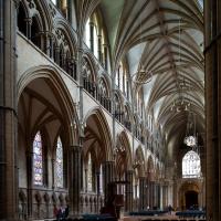 Lincoln Cathedral - Interior, crossing looking northwest 