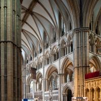 Lincoln Cathedral - Interior, nave looking northeast