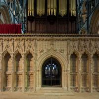 Lincoln Cathedral - Interior, choir screen