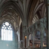 Bristol Cathedral - Interior, south transept looking northeast