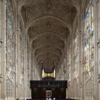 King's College Chapel - Interior, nave looking east