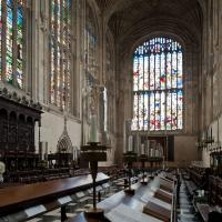King's College Chapel - Interior, choir stall looking east