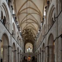 Chichester Cathedral - Interior, nave looking east