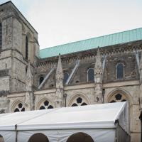 Chichester Cathedral - Exterior, nave, south elevation 