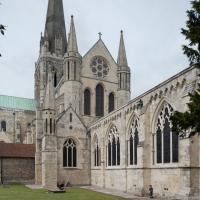 Chichester Cathedral - Exterior, chevet, southeast corner elevation