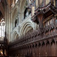 Ely Cathedral - Interior, north choir stall
