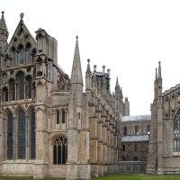 Ely Cathedral - Exterior, east chevet elevation 