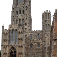Ely Cathedral - Exterior, western frontispiece 