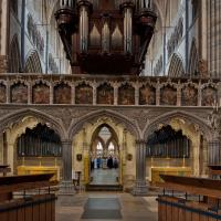 Exeter Cathedral - Interior, choir screen