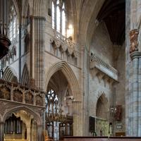 Exeter Cathedral - Interior, crossing looking southeast