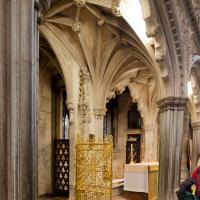 Exeter Cathedral - Interior, choir screen vault 